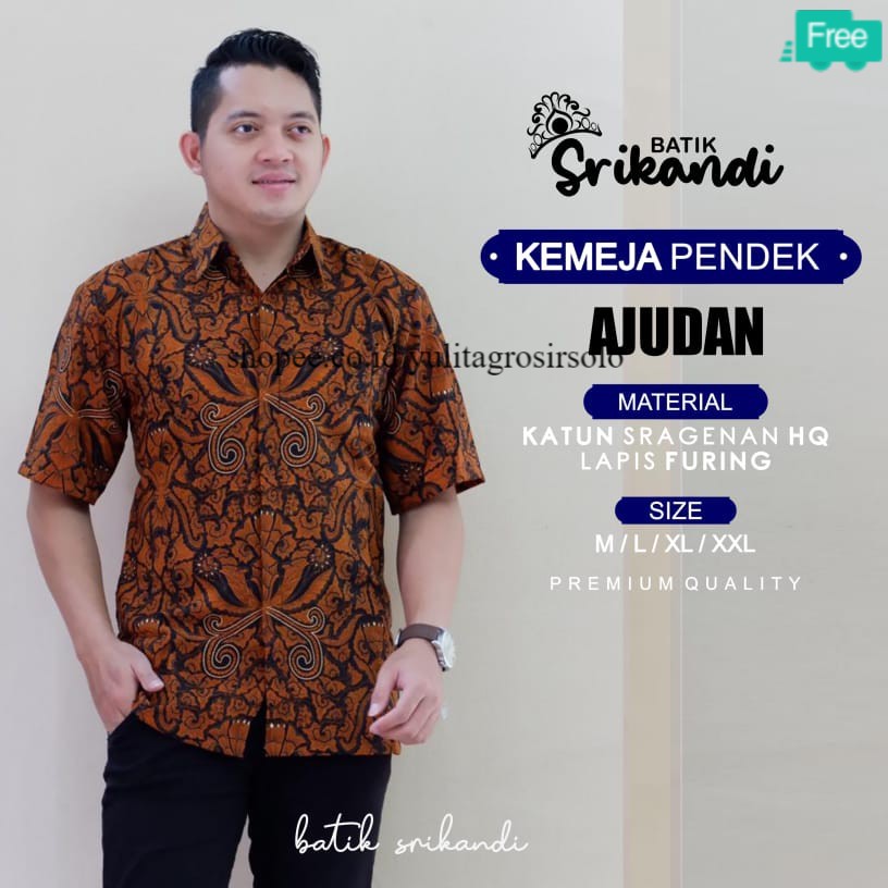Ajudan Baju Baju Batik Pria Big Size XXXL JUMBO Big Size Ukuran Besar XXL XXXL XXXXL *