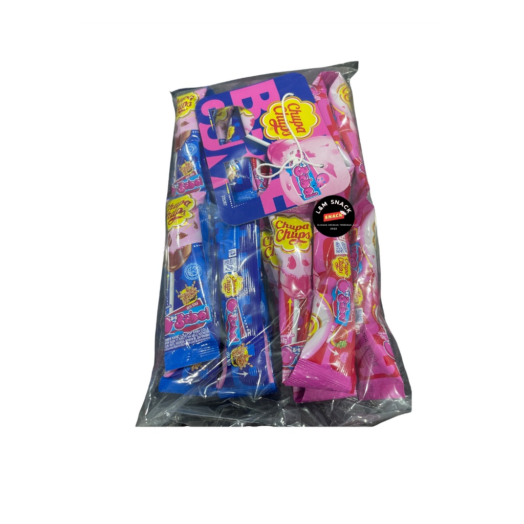 Chupa Chups Big Babol Rasa. Permen Karet Lolipop Ecer 1500 1 Pack Isi 24 pcs