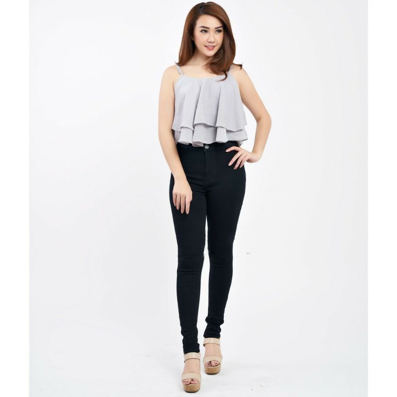 Rk.CELANA JEANS HW CELANA PANJANG WANITA(CELANA TULANG HW)