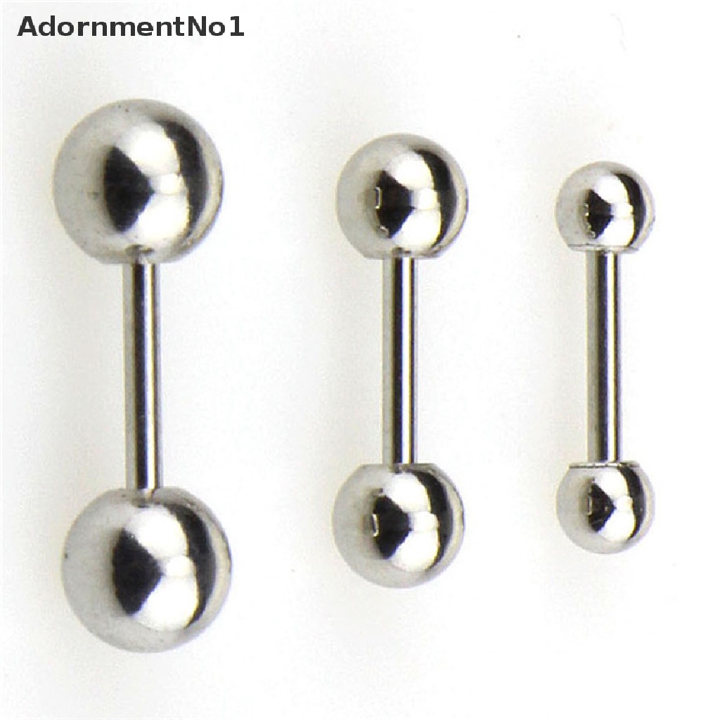 [AdornmentNo1] Stainless Steel Barbell Ear Cartilage Tragus Helix Stud Bar Earrings Piercing [new]