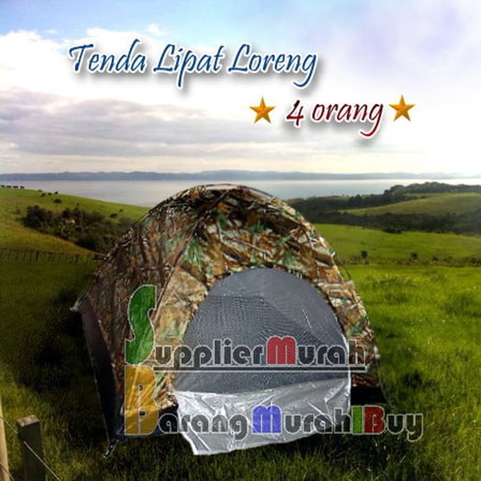 MURAH  tenda kemping camping camo loreng dome lipat