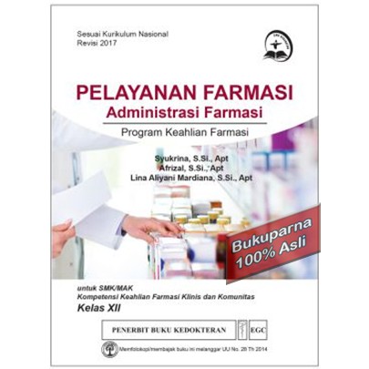 Buku Pelayanan Farmasi Administrasi Farmasi Kelas XII