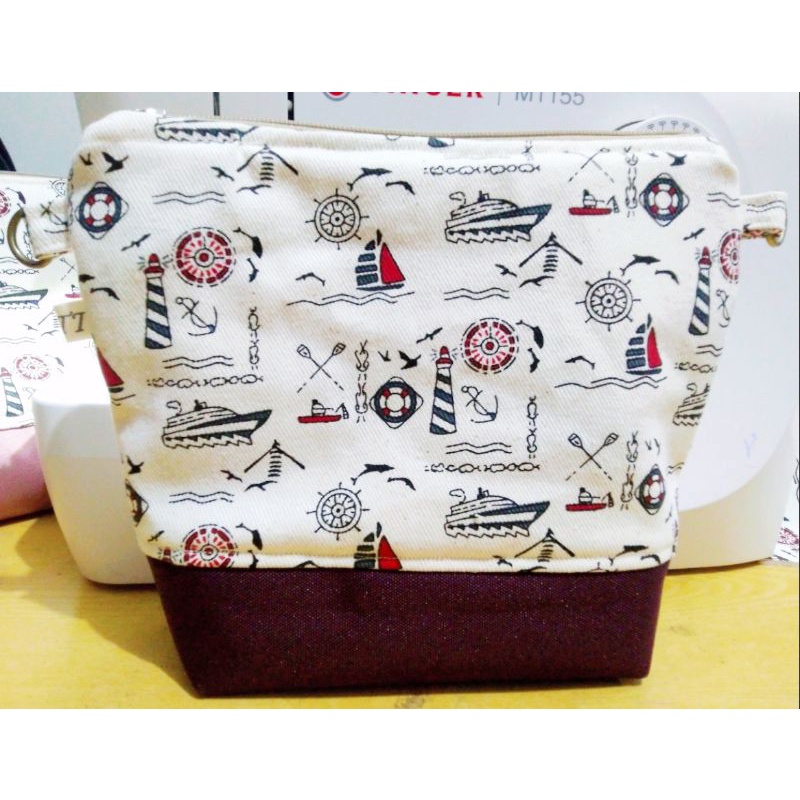 tas selempang kanvas handmade