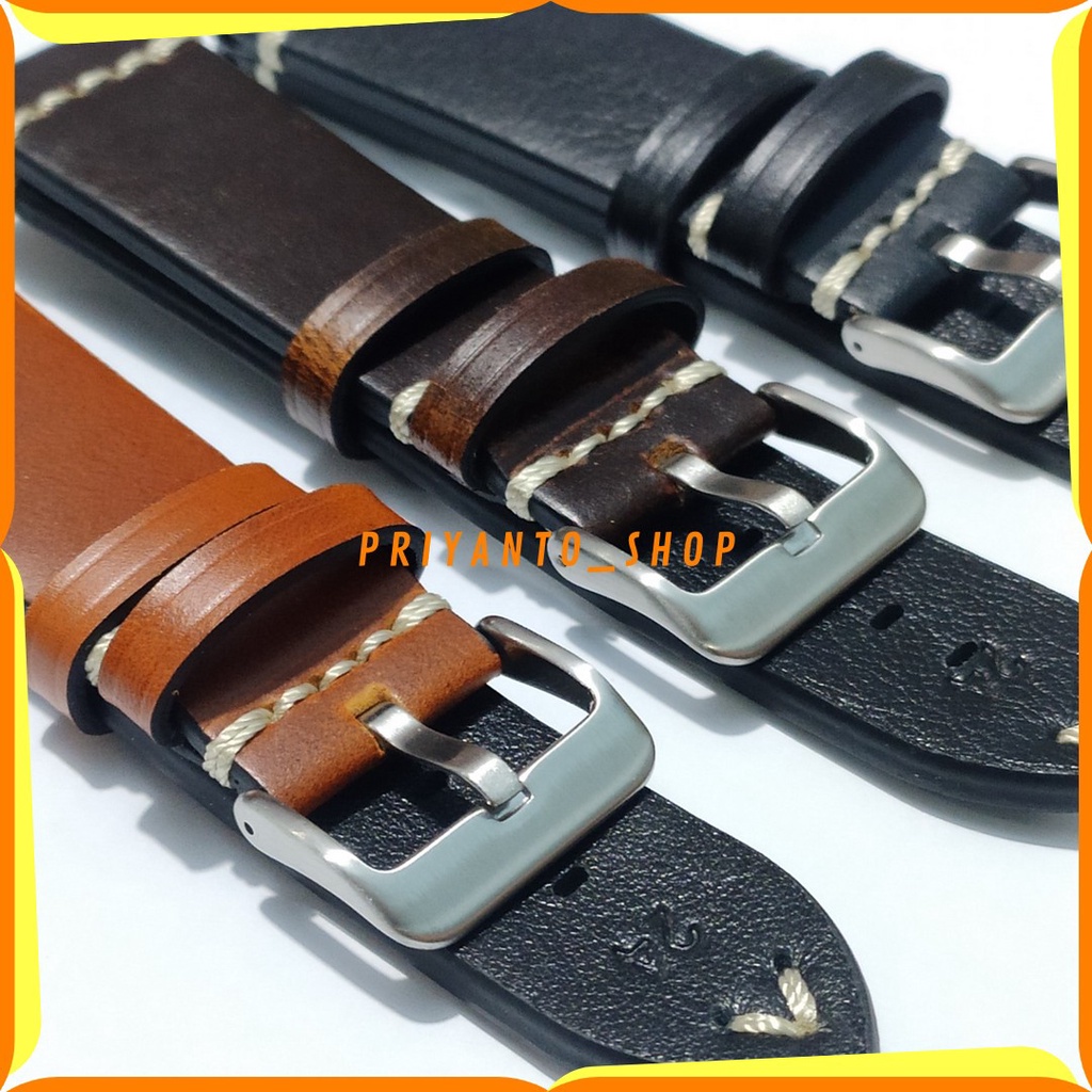 Strap watch Tali Strap jam tangan Vintage Handmade Expedition Alexandre Christie 22mm 24mm