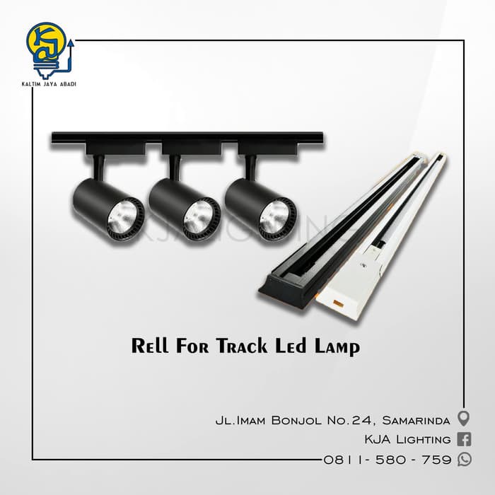 REL LAMPU GANTUNG TRACK LIGHT / RAIL LAMPU 1 METER