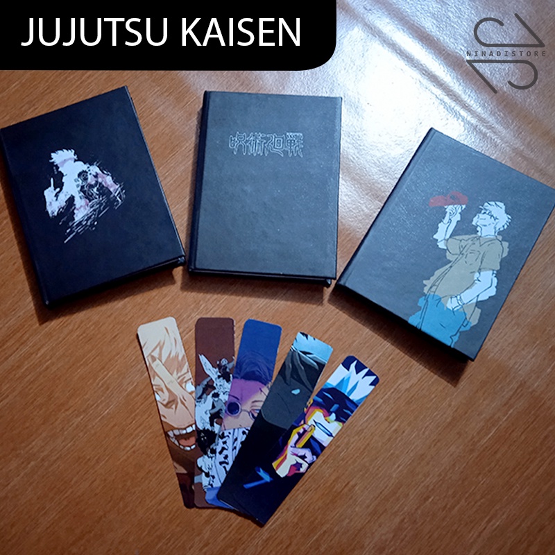 

Pocket Book/Notebook Anime Jujutsu kaisen Buku Tulis Catatan Note Agenda Planner, Journal, Diary, Hardcover A6 isi polos dan garis