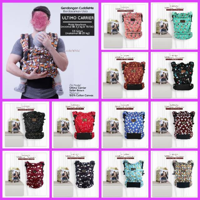 [TERLARIS] Cuddle Me Ultimo Carrier motif baru