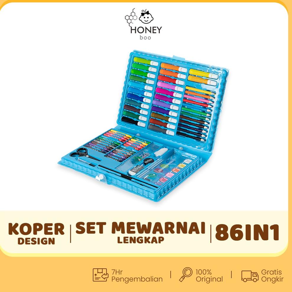 

➼e5 Buruan Beli✺➼ Honey Boo - Krayon Alat Lukis Mewarnai 86pcs Crayon 86pcs Z67 ➼