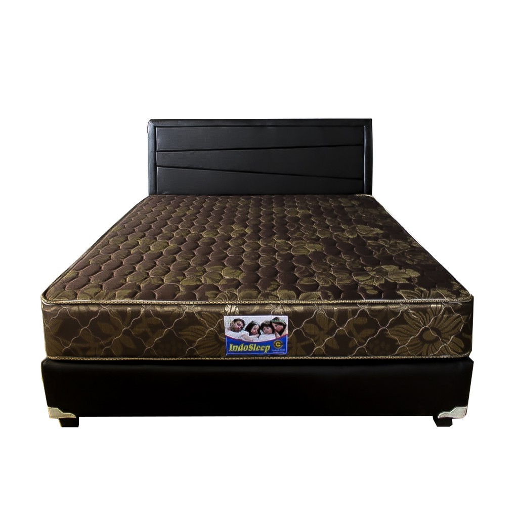 Kasur Spring Bed INDO SLEEP Uk 160x200cm Set Divan + Sandaran