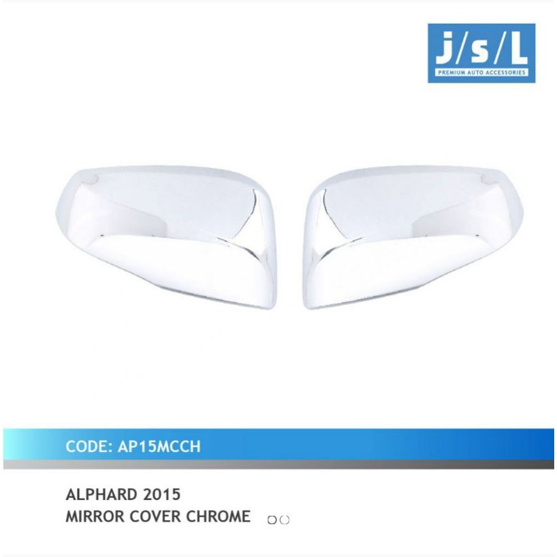 Cover spion chrome/ mirror cover chrome all new Alphard jsl