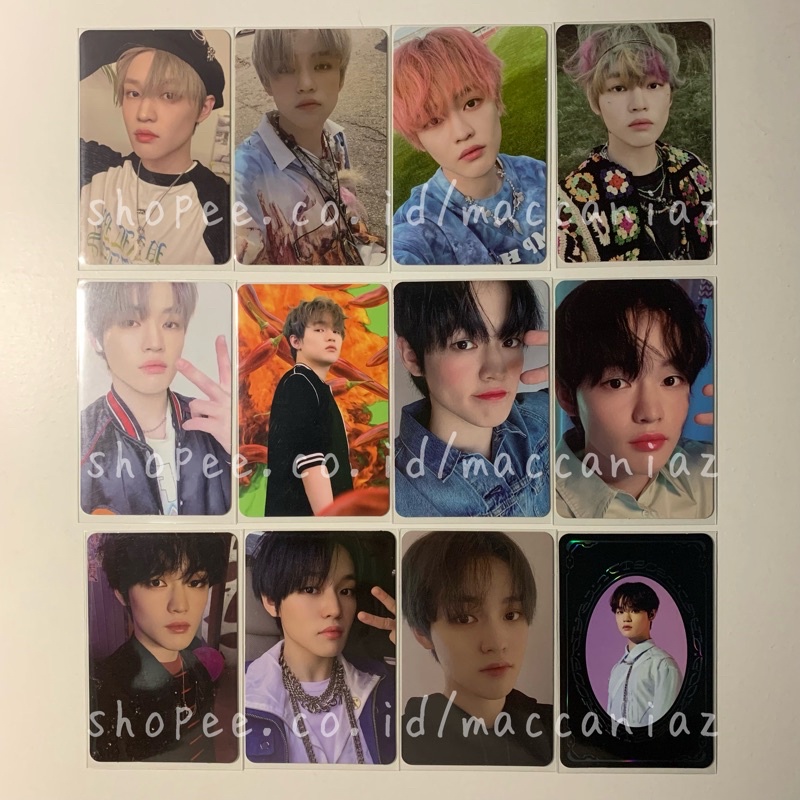 PHOTOCARD PC CHENLE HOT SAUCE BORING VER. & CHILLING VER., AR SELCA JEWEL & AR CLIP JEWEL, HELLO FUT