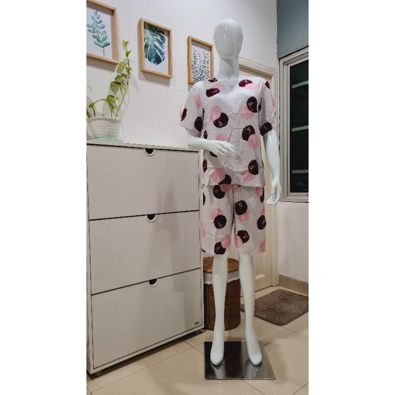 Set Baju tidur piyama Celana pendek Amro