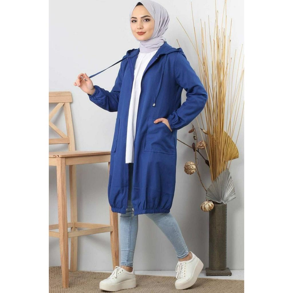 Jaket Muslim | Jaket Cewek Panjang | Jaket Hijab Muslimah Termurah
