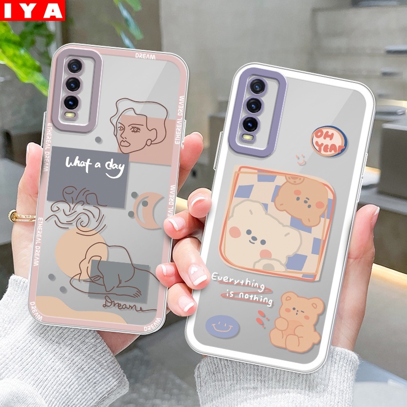 Casing TPU VIVO Y21T Y21S Y12s Y15S Y15A Y20s Y20i Y33S Y11 Y12 Y15 Y17 Y91C Y19 Y30 Y85 Y51 S1 V23 V9 V5E V21