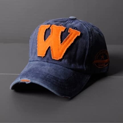 Topi Pria Wanita Outdoor Keren Topi Distro Original Baseball Jari WV498 Snapback Denim Topi Jeans