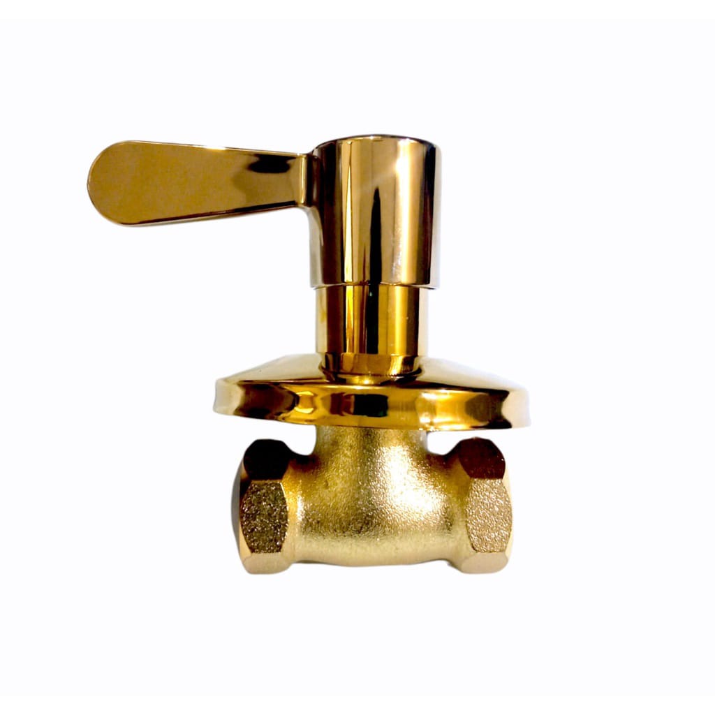 Wall Shower Tanam Tembok Kotak 8 inch - Wall Shower Kamar Mandi Gold | Sepaket Shower | Shower Tanam