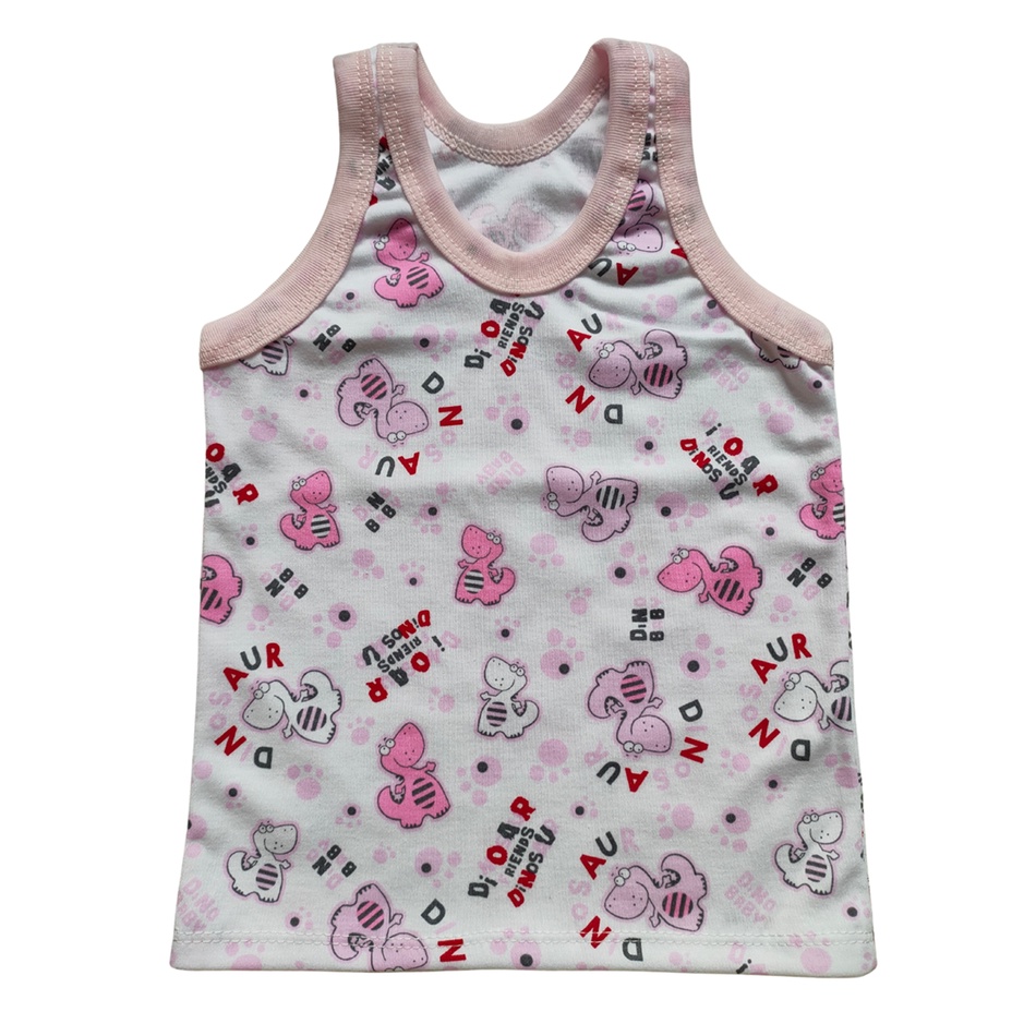 Singlet Bayi Anak DoubleKnit Printed