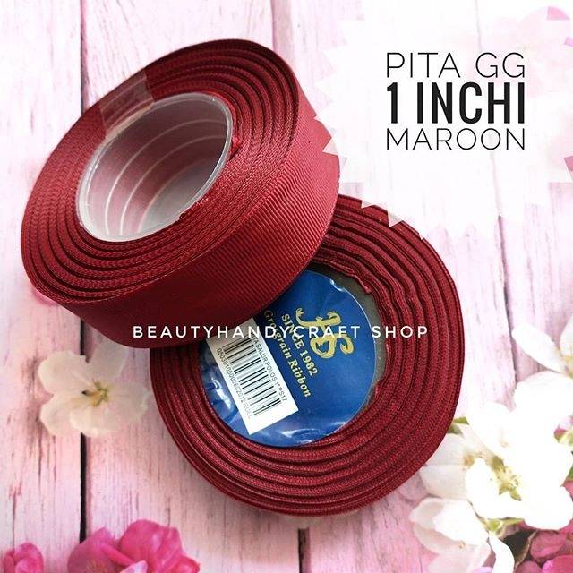 Pita Grosgrain Polos 1 inchi [ 1 METER]