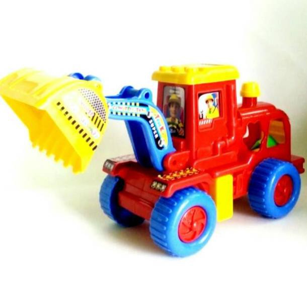 Mainan mobil konstruksi atau slender pintar