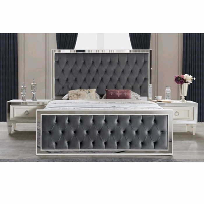 Tempat Tidur Minimalis Kaca - Dipan Minimalis