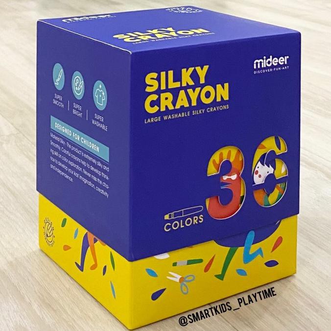 

PERALATAN MENGGAMBAR MIDEER SILKY CRAYON (ISI 36) PERALATAN LUKIS