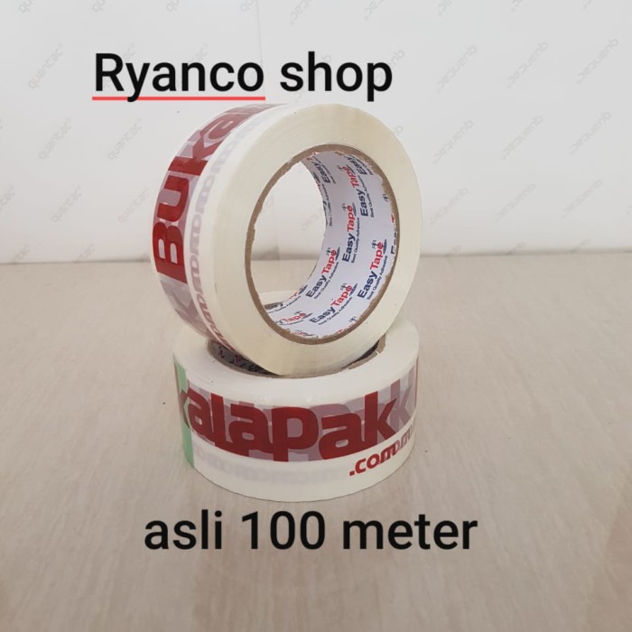 

Gilaa!!! Lakban Printing Bklapak ( 48Mm X 100Metrt) 110 Yard Limited