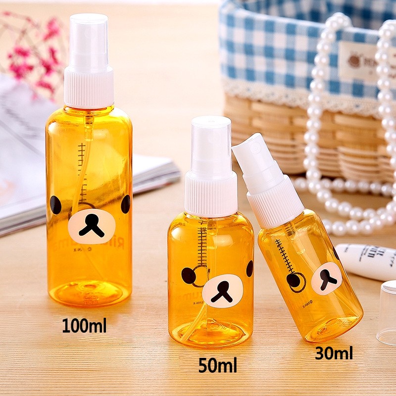 30ml/50ml /100ml Cute Bear Perfume Atomizer Hydrating Spray Bottle