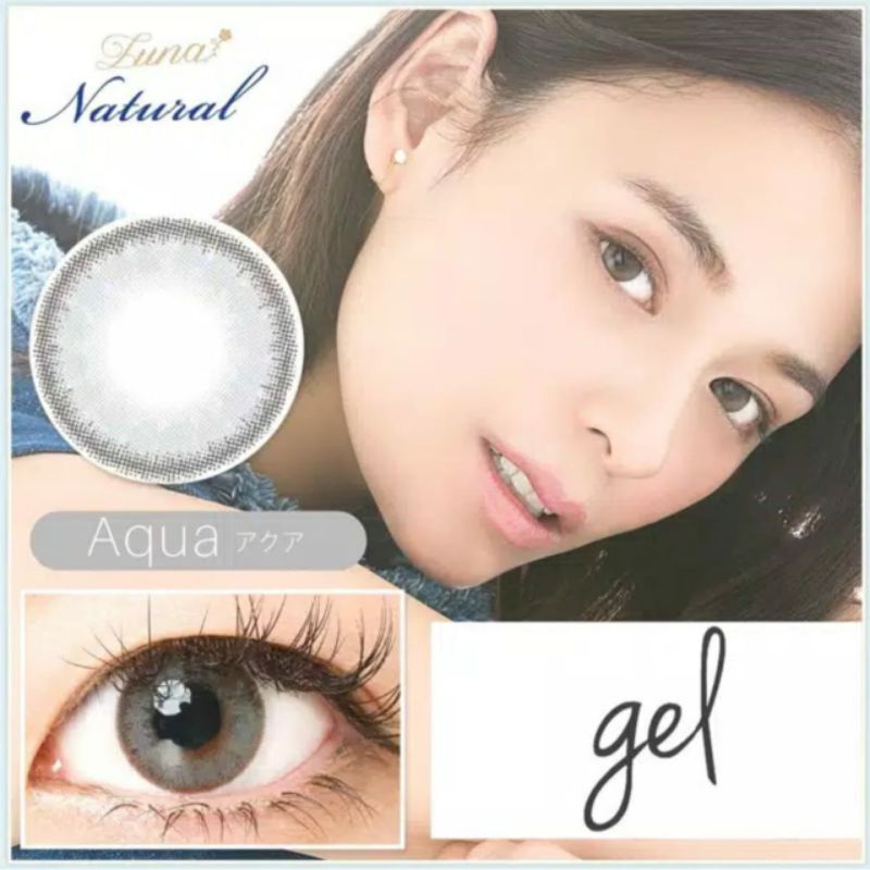 Softlens GEL LUNA NATURAL 14.5 MM Softlen TOPGEL LUNA Nature 14.5MM Soflen Warna Soflens Softlense