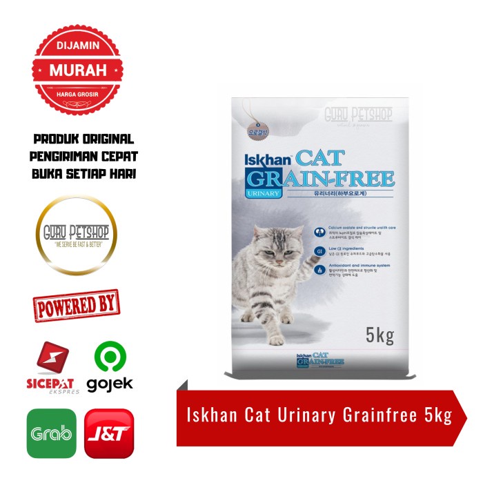 Iskhan Cat Grain Free Urinary 5kg Freshpack Iskhan Urinary Cat Food