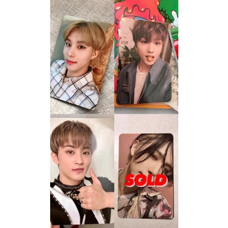 PC / Photocard Jungwoo Suhum , Mark AR reso , Jisung Boring ver — renjun chilling ver. ( HOT sauce )
