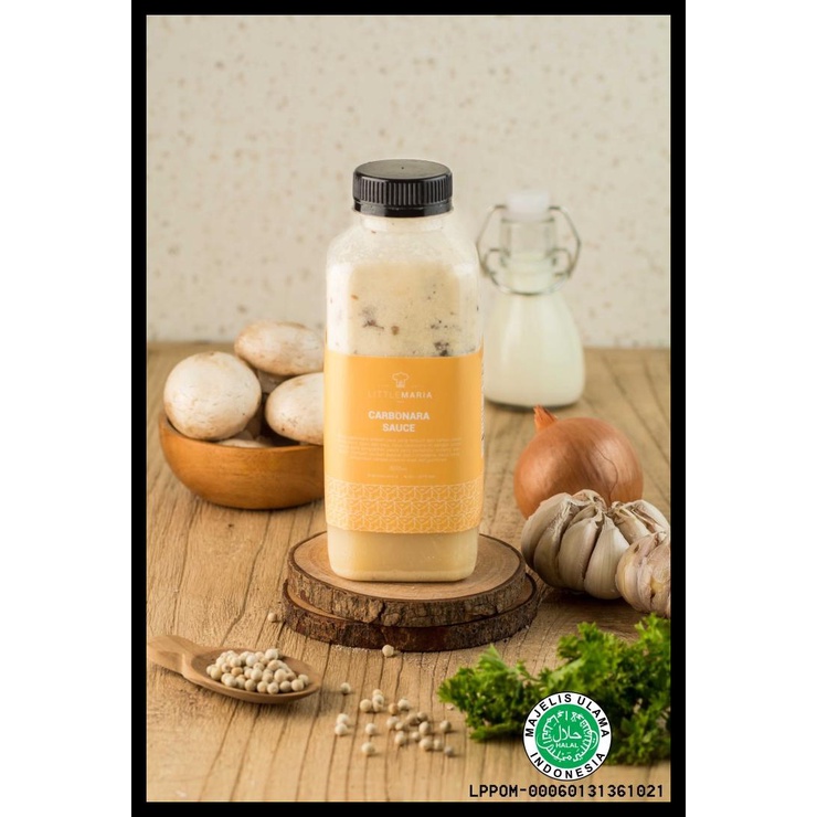 

TERBARUU!! LittleMaria Carbonara Sauce/Saus Carbonara 500g TERBARU