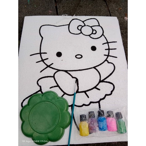 

Painting kids ( Paket melukis sterofoam anak)