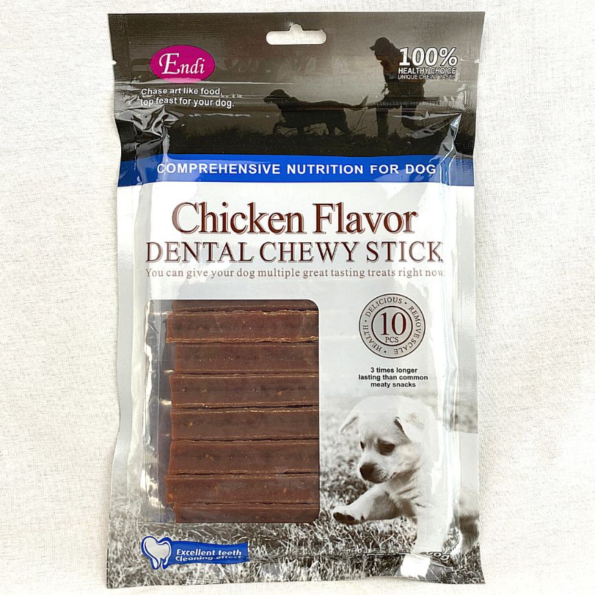 

ENDI Snack Anjing Dental CHEWY Stick Chicken 200gr