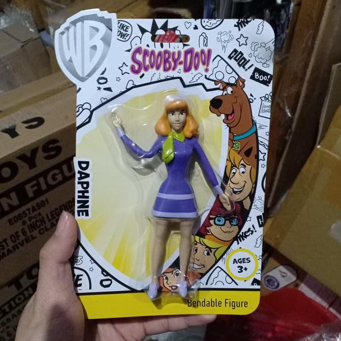 ⚡ LANGSUNG KIRIM SET FIGURE⚡ SCOOBY DOO BENDABLE DAPHNE FIGURE SCOOBY-DOO SCOOBYDOO DAPHEN NJ