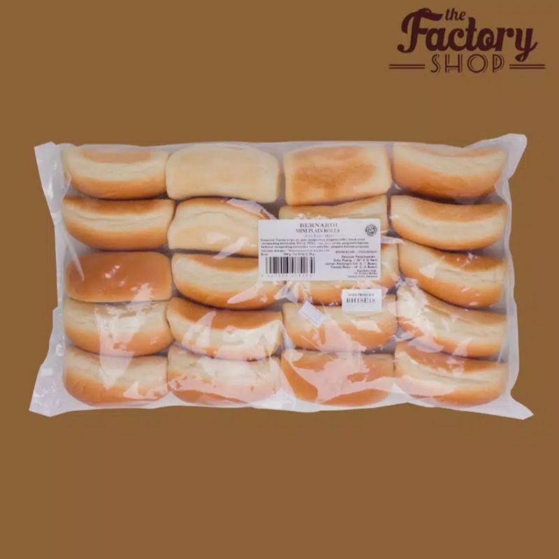 

Bernardi Mini Plain Rolls Hotdog isi 20