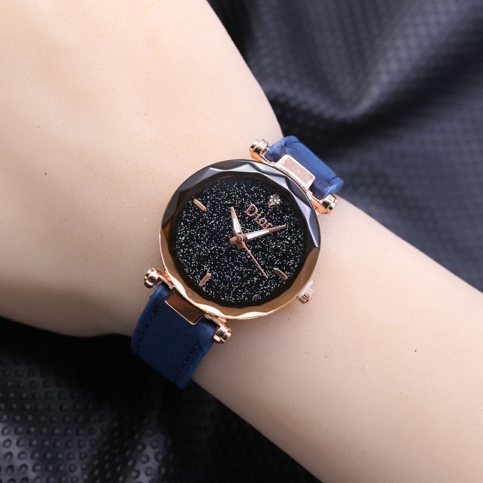 [PA] JAM TANGAN WANITA KULIT KACA BELIMBING GROSIR IMPORT MURAH MAGNET DR001