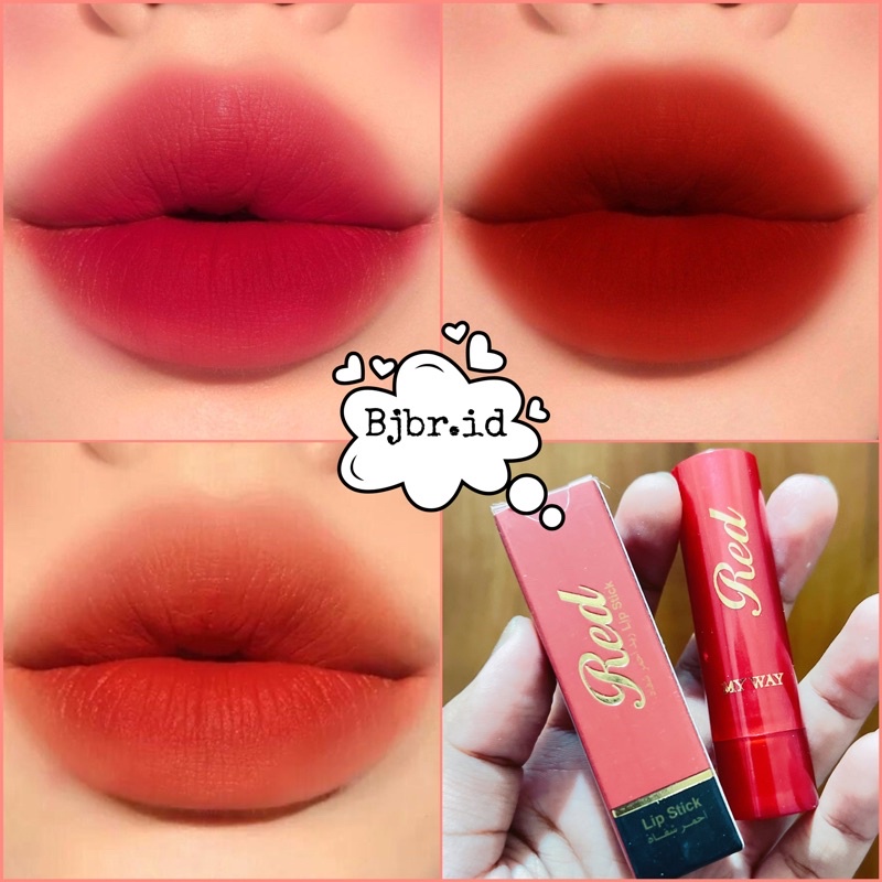 LIPSTICK Matte-Gloss RED Korea