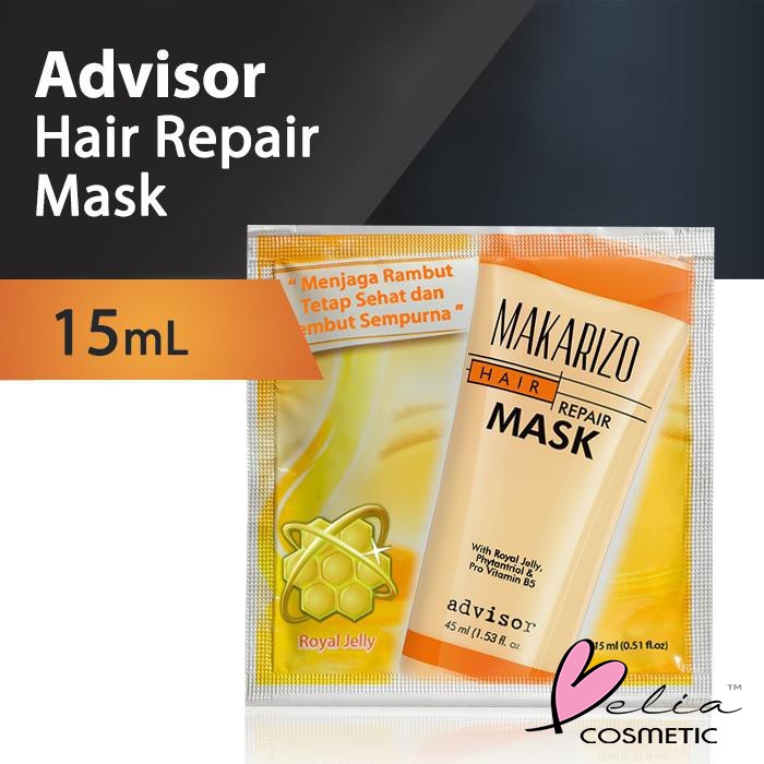 ❤ BELIA ❤ MAKARIZO Repair Hair Mask (✔️BPOM) Sachet, Tube | masker rambut rusak