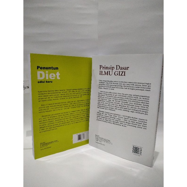 PAKET 2 BUKU PENUNTUN DIET EDISI BARU DAN PRINSIP DASAR ILMU GIZI SUNITA ALMATSIER TERMURAH