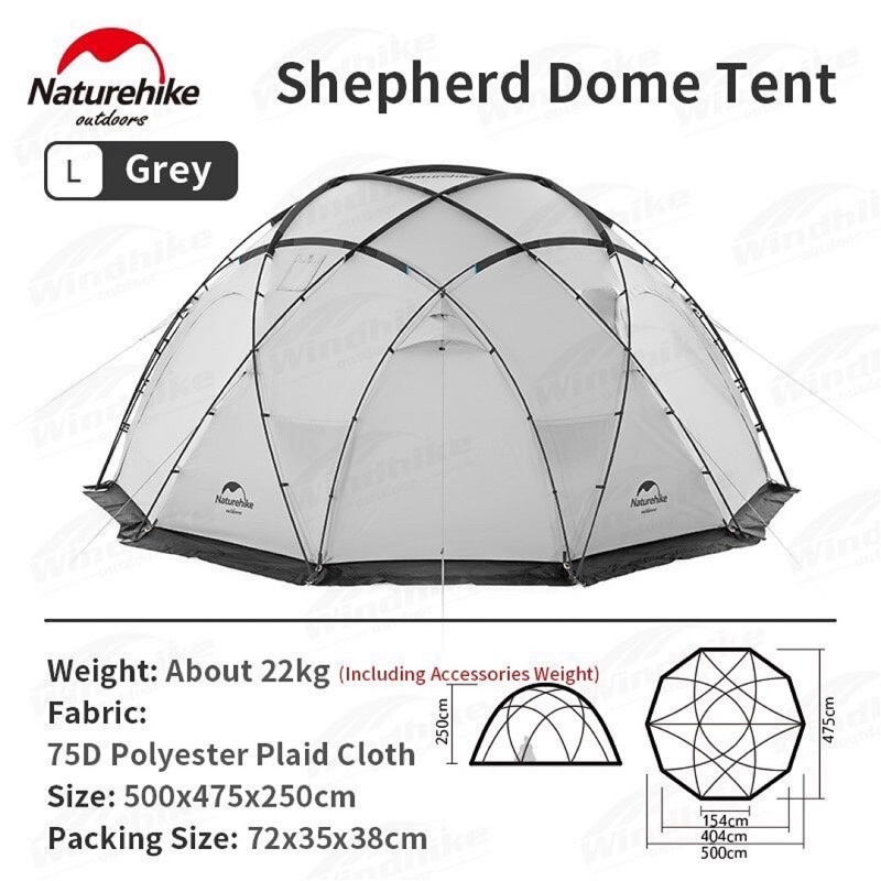 TENDA SHEPERD NATUREHIKE NH21ZP012 - SIZE L