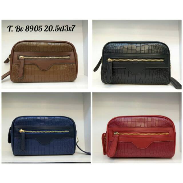 Handbag BV kulit croco 8905