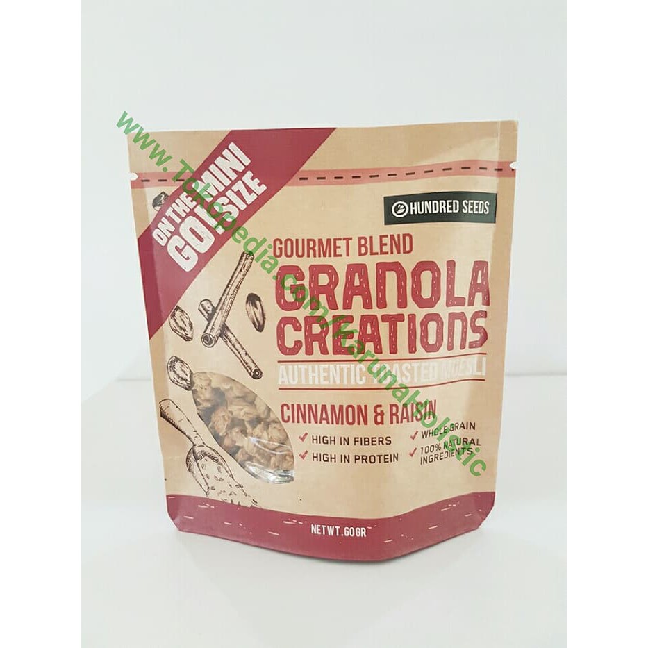 

Granola Creations Cinnamon & Raisin 60 gram | Kayu Manis & Raisin