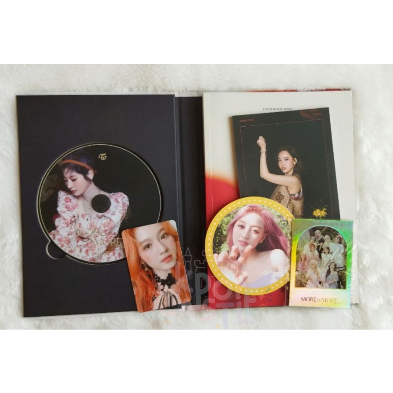 [READY] Twice More & More Sana photocard + album + poster