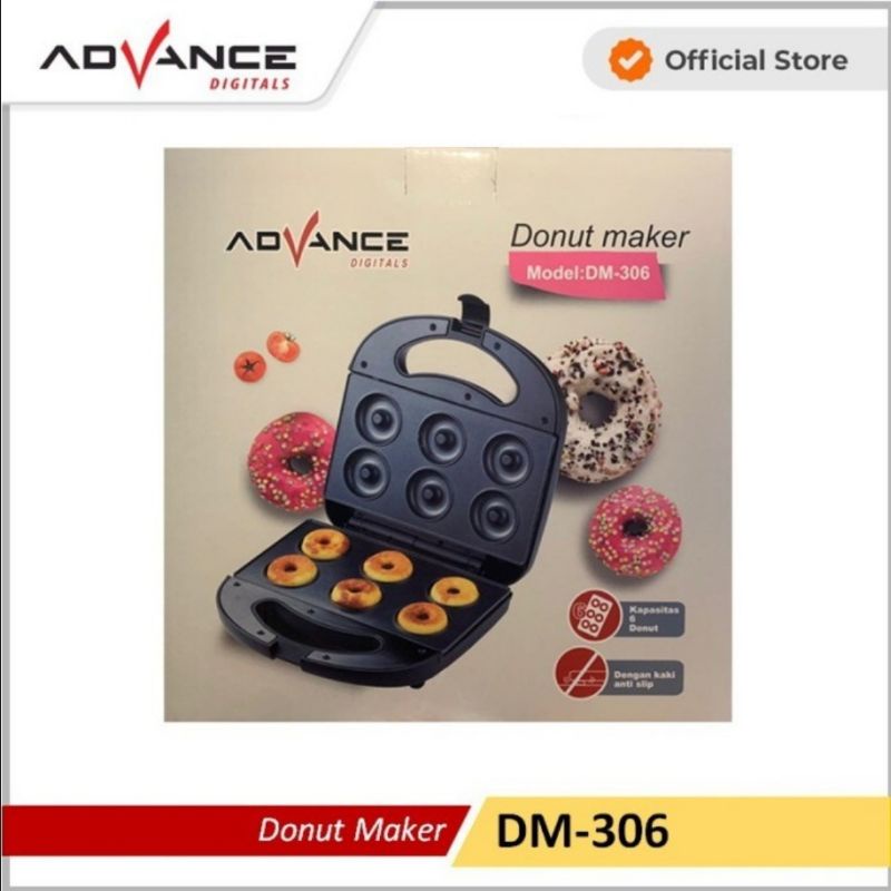 Advance Cetakan Kue Donut 6 pcs / Donut Maker DM 306