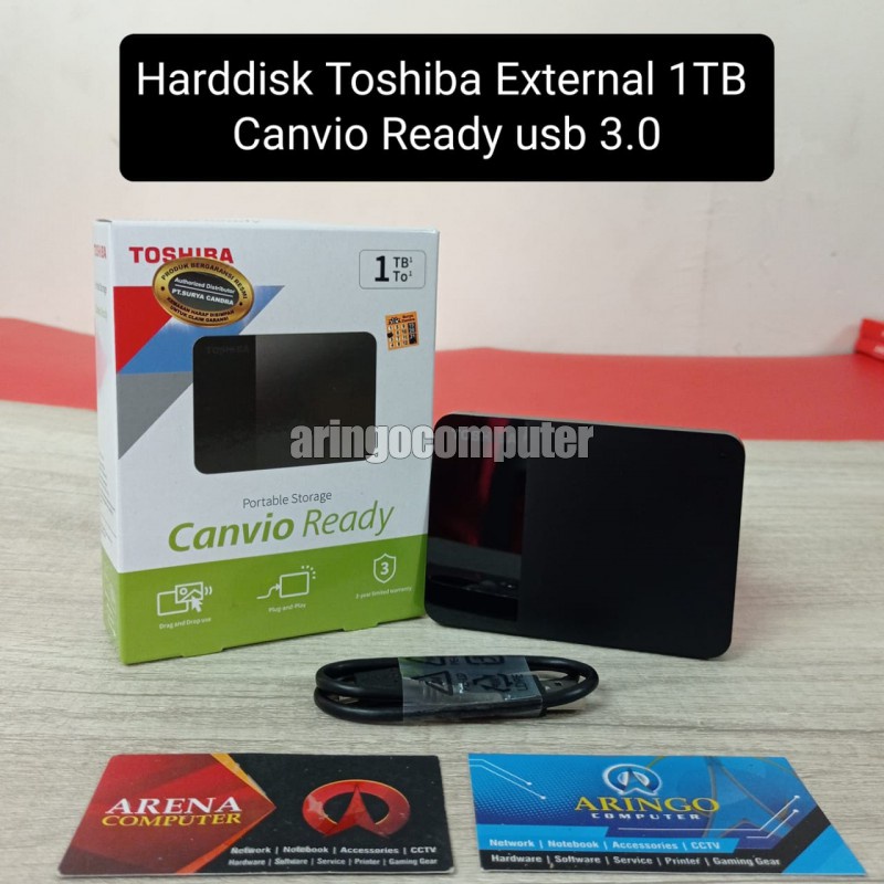 Harddisk Toshiba External 1TB Canvio Ready usb 3.0