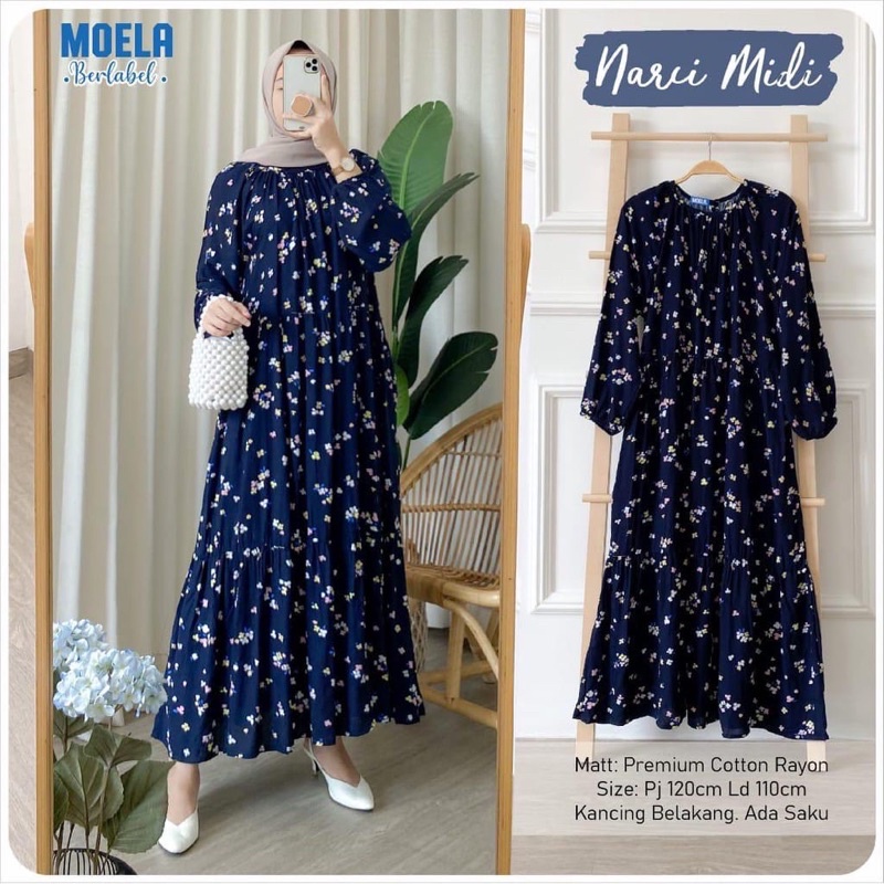 gamis rayon / homey dress rayon