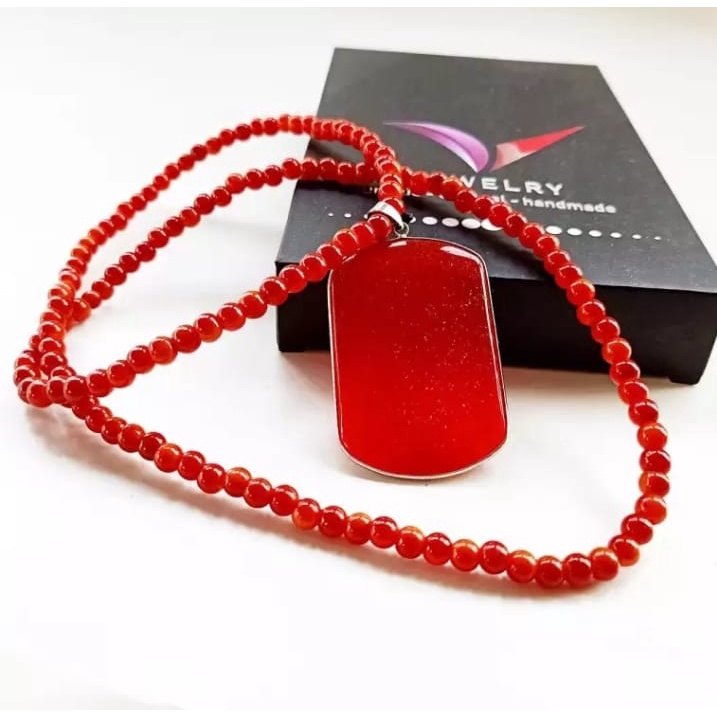 TERLARIS, KALUNG KESEHATAN GIOK ASLI, KALUNG KESEHATAN PRIA WANITA BATU GIOK IMPORT