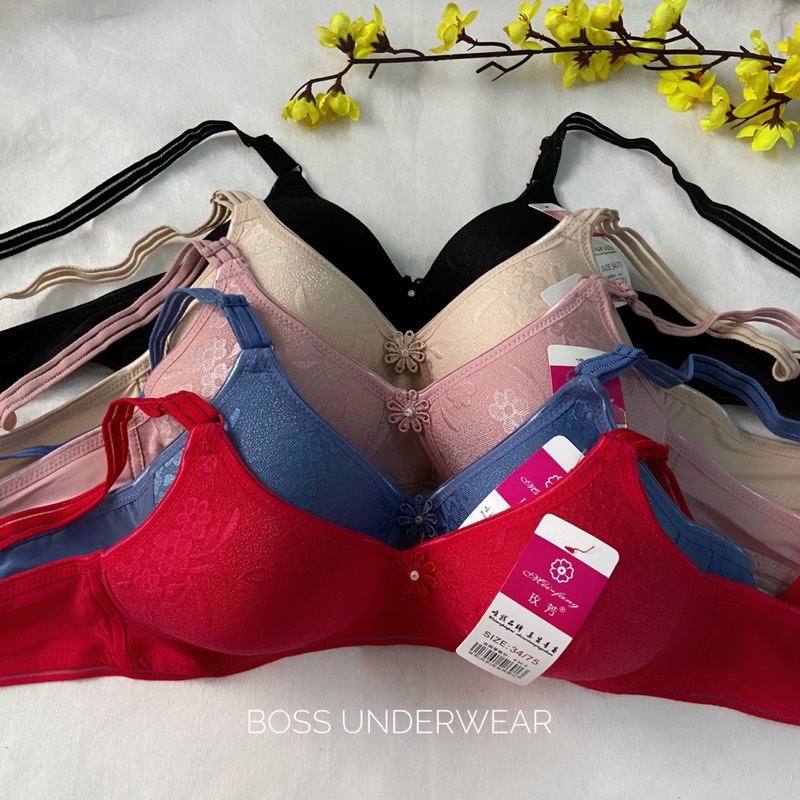 BH Tanpa Kawat Dewasa | BH Busa Tipis | Bra Dewasa Ibu-Ibu | Bra Tanpa Kawat 223 , BH busa tipis mur