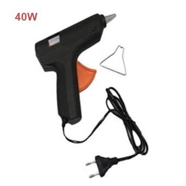 Glue Gun warna HITAM 40 Watt / Alat Lem Tembak 40 Watt