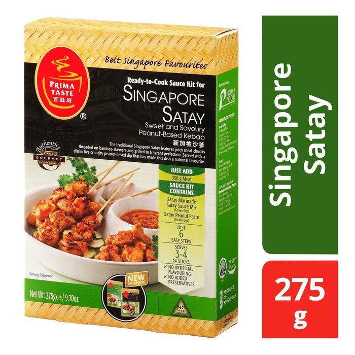 

Buruan Beli - Prima Taste Sauce Kit - Singapore Satay